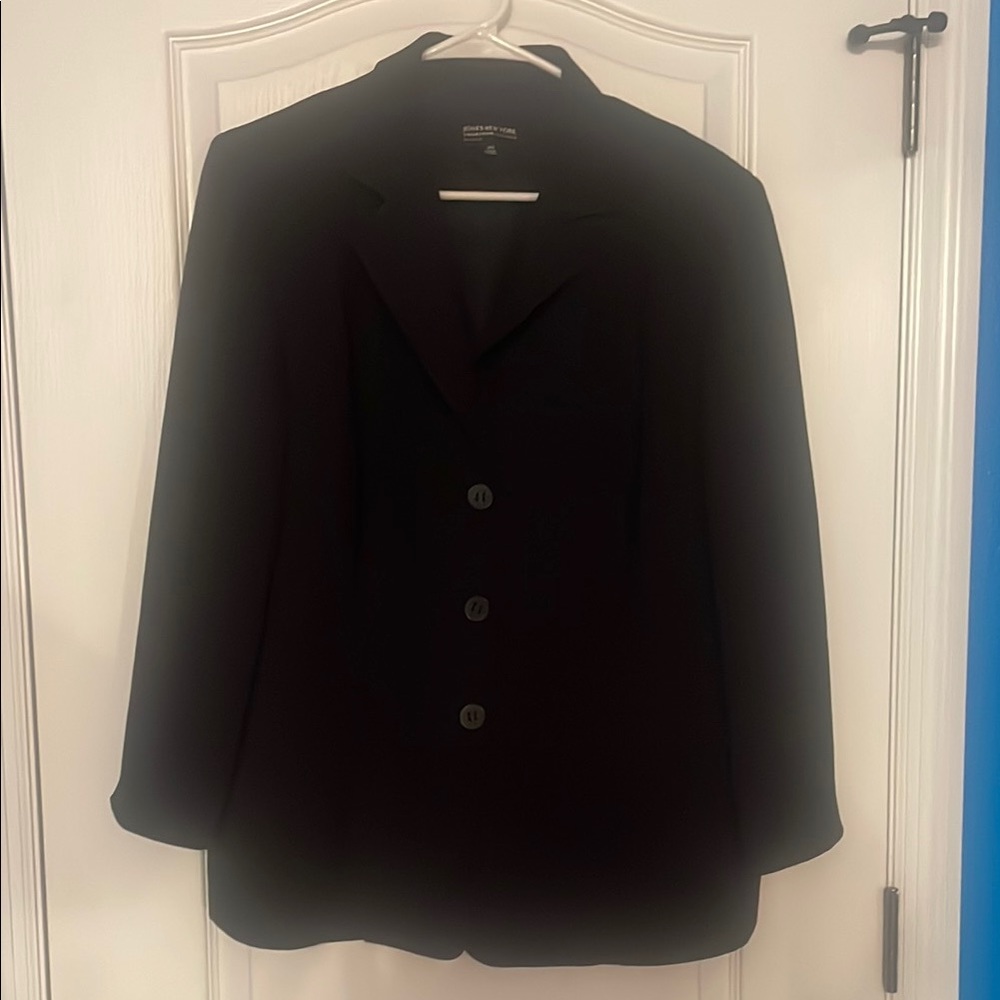 Jones New York Collection Platinum Women's Black Blazer